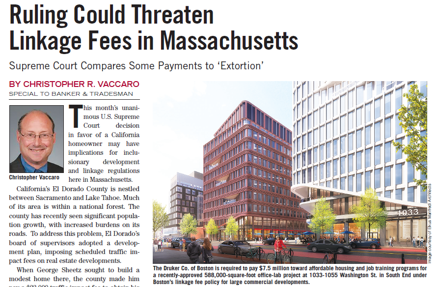 Ruling Could Threaten Linkage Fees in Massachusetts