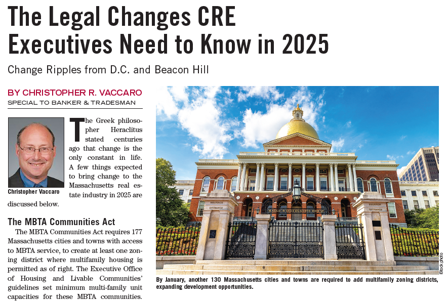 The Legal Changes CRE Executives Need to Know in 2025